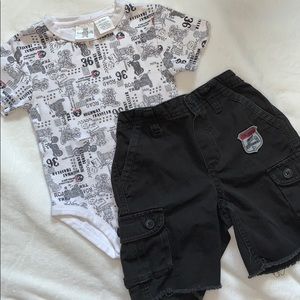 Koala Kids Onesie and Shorts Outfit